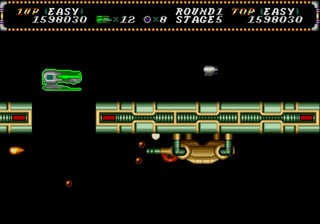 une photo d'Ã©cran de Hellfire sur Sega Megadrive